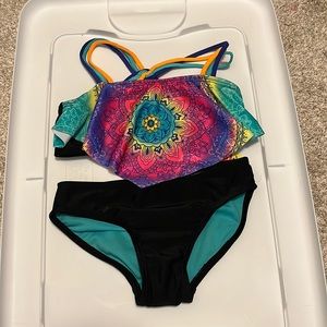 Girls Small 6X 2-Piece Swimsuit